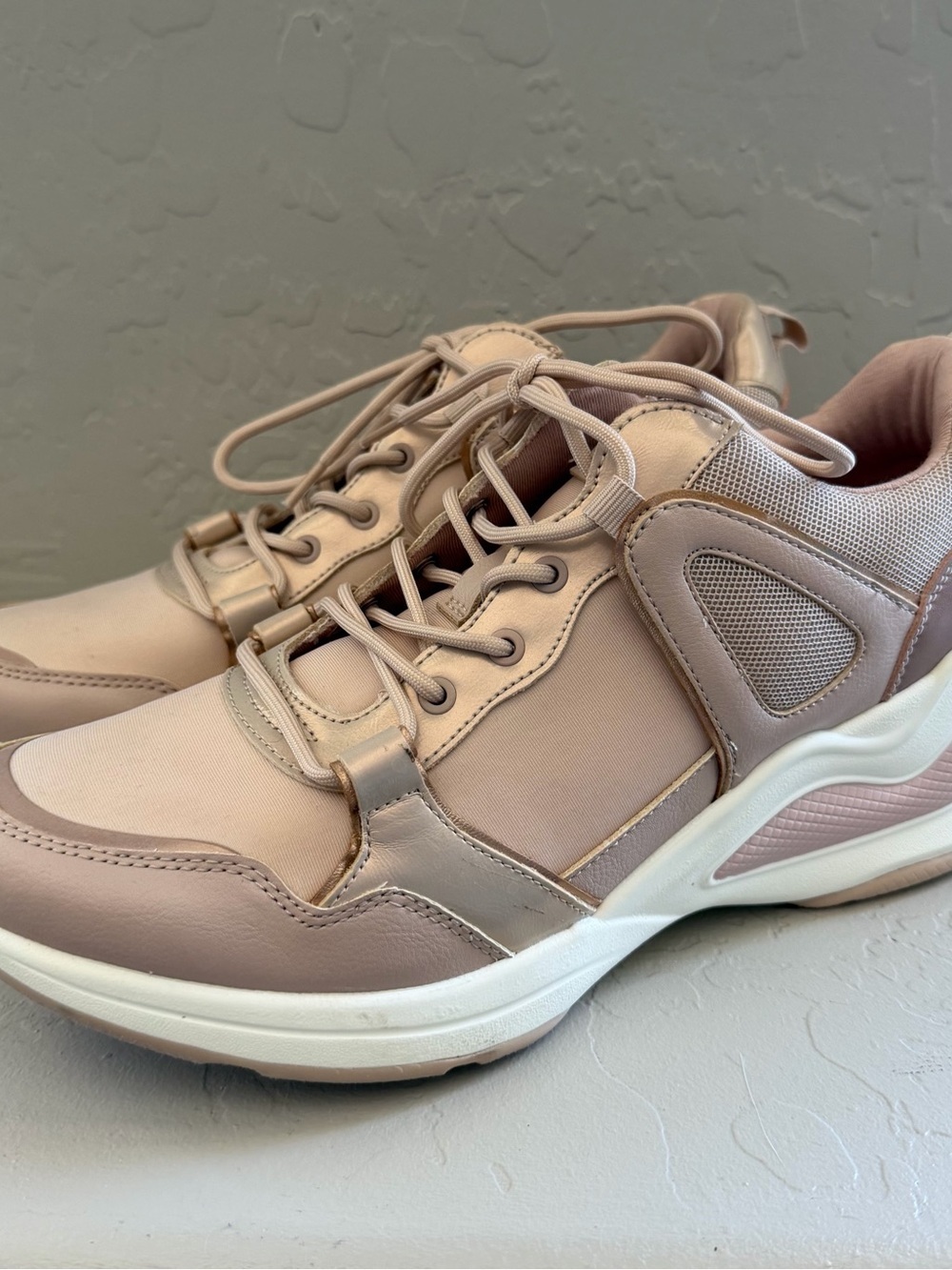 Aldo Vany Women's Light Blush Wedge‎ Sneakers